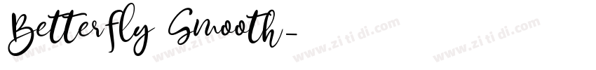 BetterFly Smooth字体转换